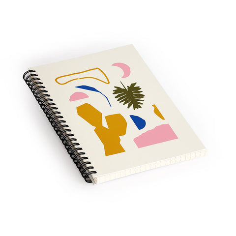 Grace Simple Garden Spiral Notebook