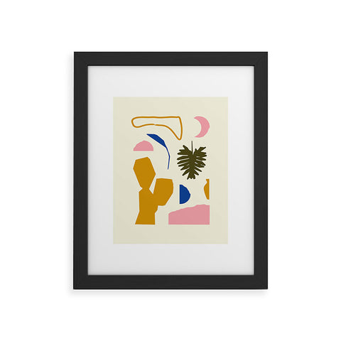 Grace Simple Garden Framed Art Print