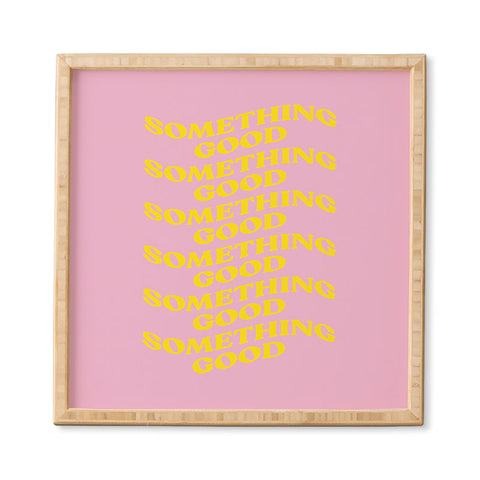 Grace Something Good Framed Wall Art