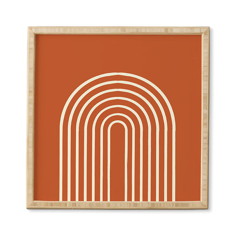 Grace Terracota Framed Wall Art