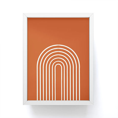 Grace Terracota Framed Mini Art Print