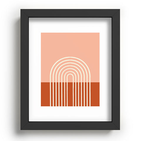Grace Terracota Pastel Recessed Framing Rectangle