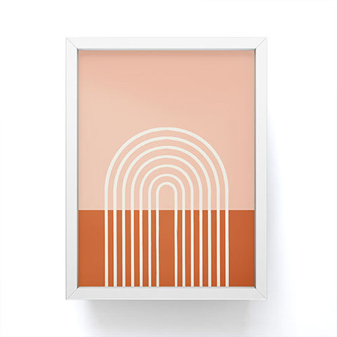 Grace Terracota Pastel Framed Mini Art Print