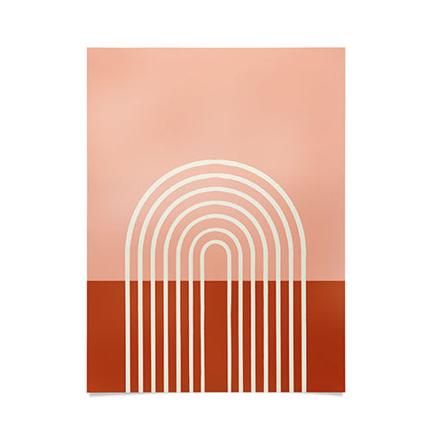 Grace Terracota Pastel Poster