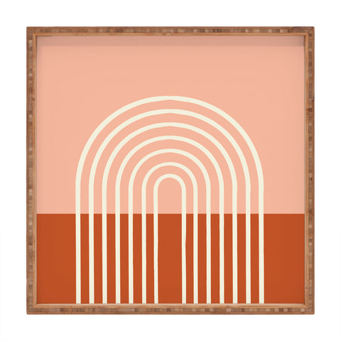 Grace Terracota Pastel Square Tray