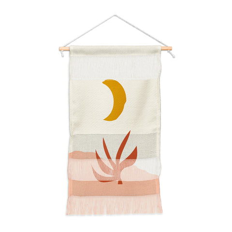 Grace Waxing Crescent Moon Wall Hanging Portrait