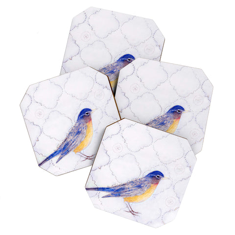 Hadley Hutton American Robin Coaster Set
