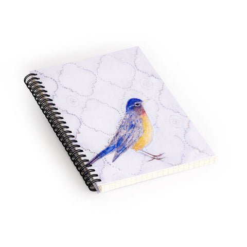 Hadley Hutton American Robin Spiral Notebook