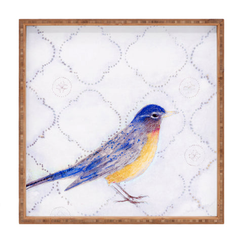 Hadley Hutton American Robin Square Tray