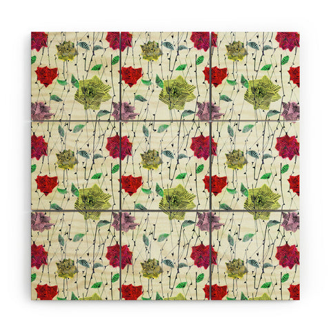 Hadley Hutton Birch Rose Collection 2 Wood Wall Mural