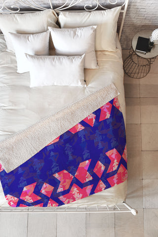 Hadley Hutton Boho Tribal 1 Fleece Throw Blanket