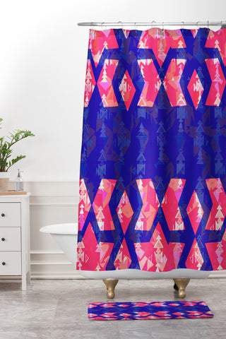 Hadley Hutton Boho Tribal 1 Shower Curtain And Mat
