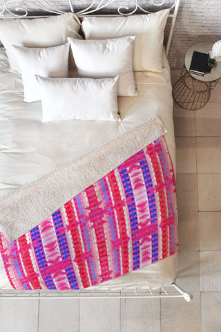 Hadley Hutton Boho Tribal 2 Fleece Throw Blanket