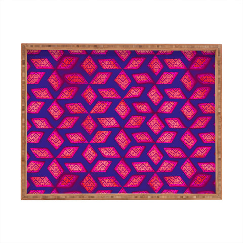 Hadley Hutton Boho Tribal 7 Rectangular Tray