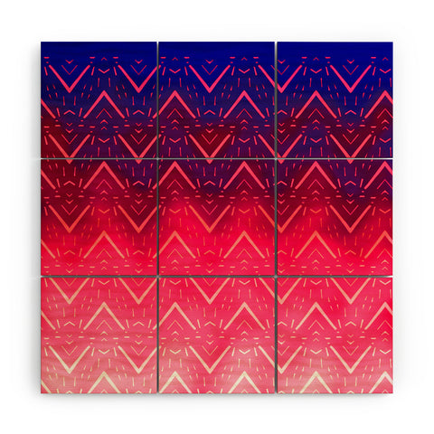 Hadley Hutton Boho Tribal 9 Wood Wall Mural