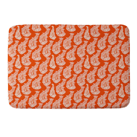 Hadley Hutton Coral Sea Collection 5 Memory Foam Bath Mat
