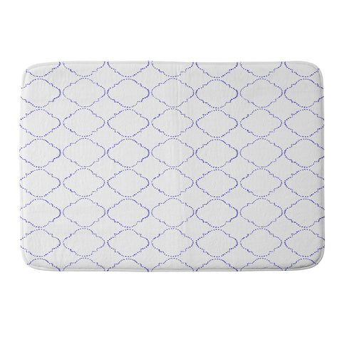 Hadley Hutton Dotty Blue Memory Foam Bath Mat