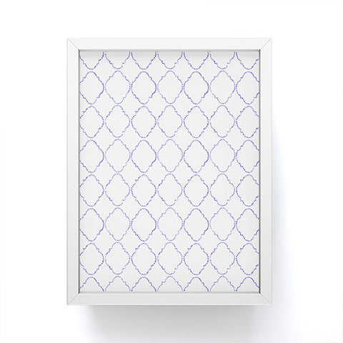 Hadley Hutton Dotty Blue Framed Mini Art Print