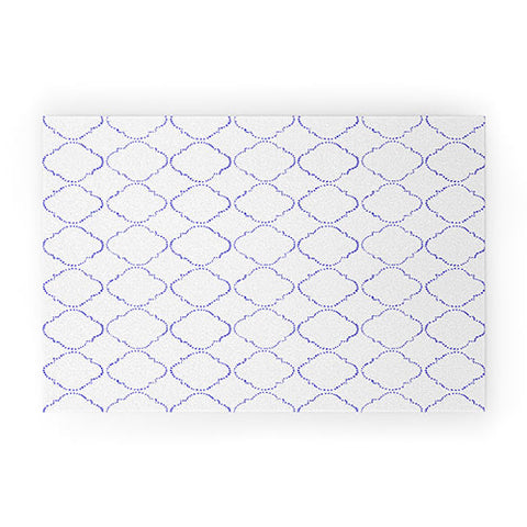 Hadley Hutton Dotty Blue Welcome Mat