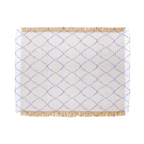 Hadley Hutton Dotty Blue Throw Blanket