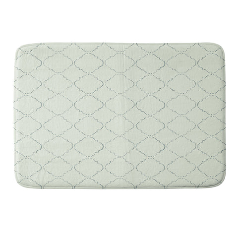 Hadley Hutton Dotty Green Memory Foam Bath Mat