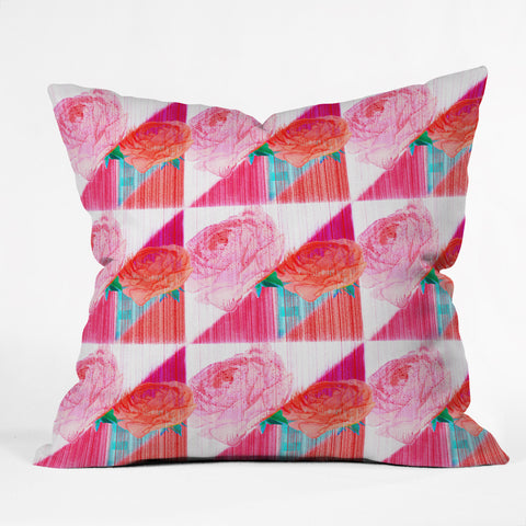 Hadley Hutton Floral Tribe Collection 1 Outdoor Throw Pillow