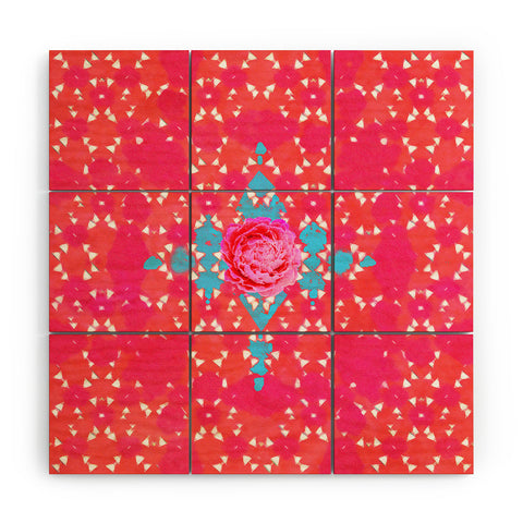 Hadley Hutton Floral Tribe Collection 3 Wood Wall Mural