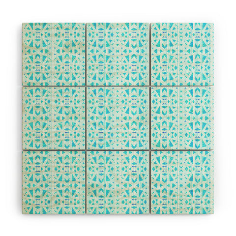 Hadley Hutton Floral Tribe Collection 4 Wood Wall Mural