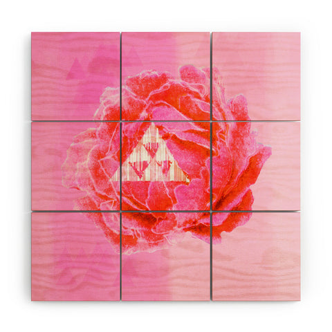 Hadley Hutton Floral Tribe Collection 5 Wood Wall Mural