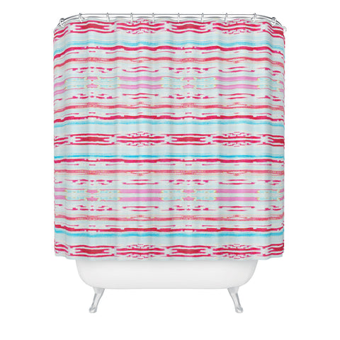 Hadley Hutton Floral Tribe Collection 6 Shower Curtain
