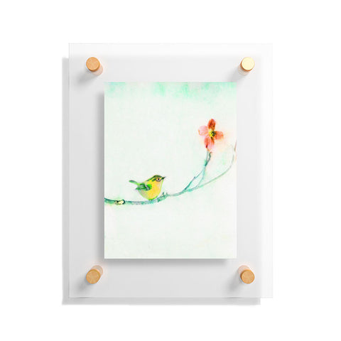 Hadley Hutton Golden Wren Floating Acrylic Print