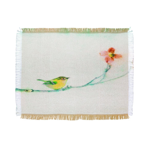 Hadley Hutton Golden Wren Throw Blanket