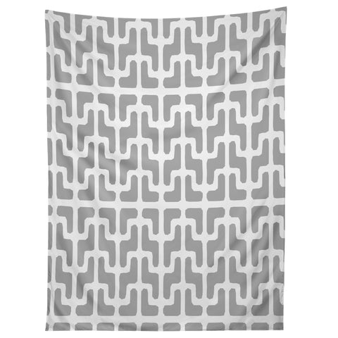 Hadley Hutton Lattice Jags Grey Tapestry