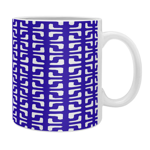 Hadley Hutton Lattice Pieces Blue Coffee Mug