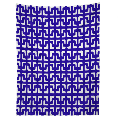 Hadley Hutton Lattice Pieces Blue Tapestry