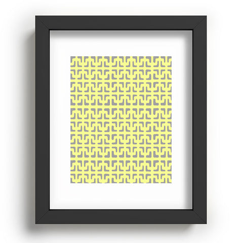 Hadley Hutton Lattice Pieces Yellow Recessed Framing Rectangle