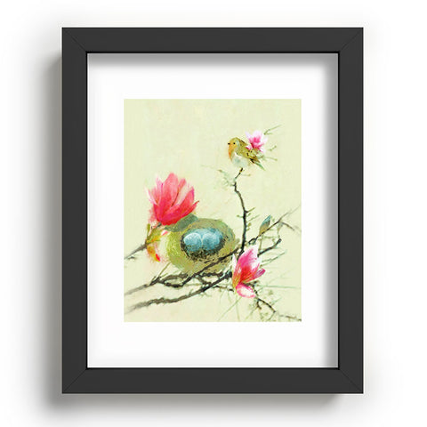 Hadley Hutton Magnolia Bird Recessed Framing Rectangle