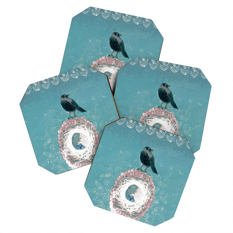 Hadley Hutton Nest Perch Coaster Set