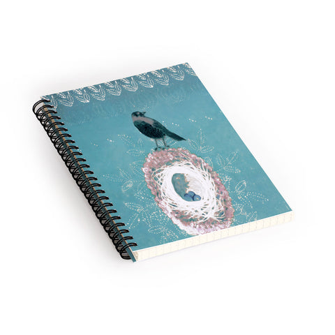Hadley Hutton Nest Perch Spiral Notebook