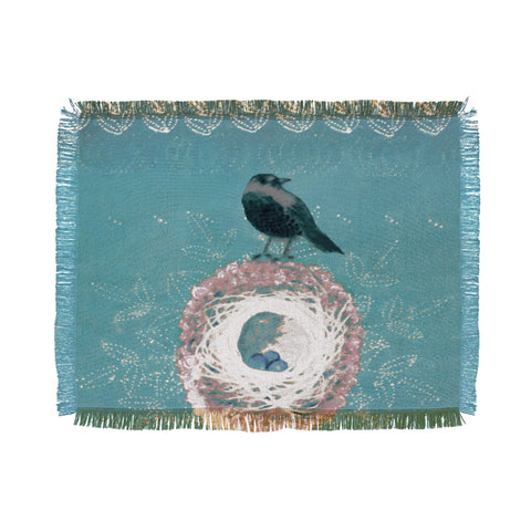 Hadley Hutton Nest Perch Throw Blanket