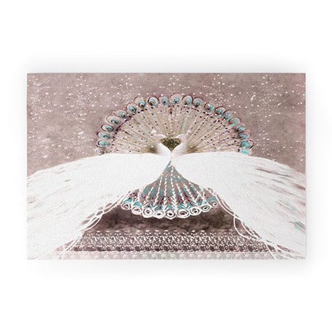 Hadley Hutton Pair Of Peacocks Welcome Mat