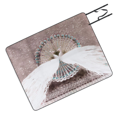 Hadley Hutton Pair Of Peacocks Picnic Blanket