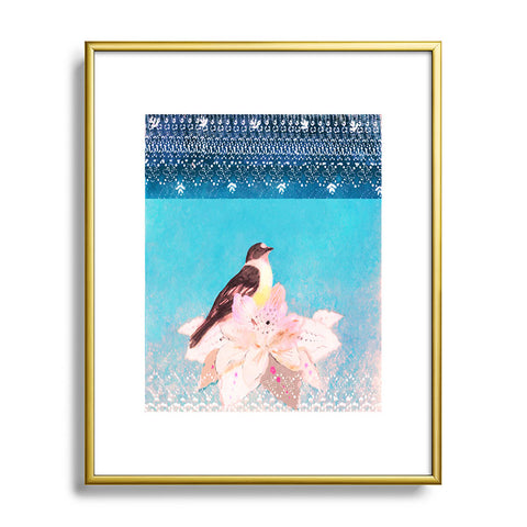 Hadley Hutton Sapphire Day Metal Framed Art Print