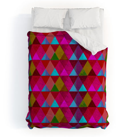 Hadley Hutton Scaled Triangles 2 Duvet Cover