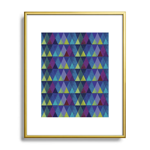 Hadley Hutton Scaled Triangles 3 Metal Framed Art Print