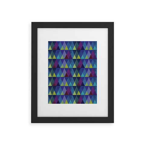 Hadley Hutton Scaled Triangles 3 Framed Art Print