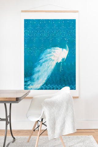 Hadley Hutton Starry Night Peacock Art Print And Hanger