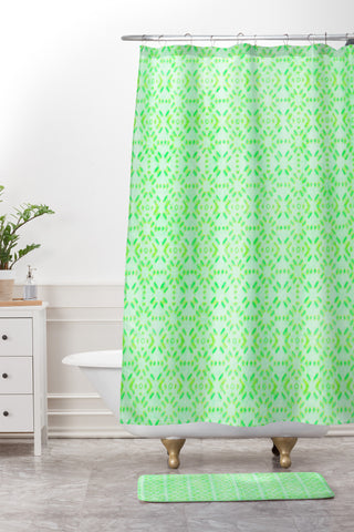 Hadley Hutton Succulent Collection 2 Shower Curtain And Mat