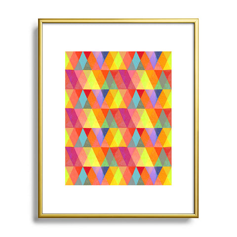 Hadley Hutton Triangular Diamonds 1 Metal Framed Art Print