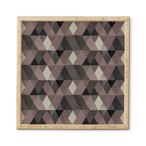 Hadley Hutton Triangular Diamonds 4 Framed Wall Art